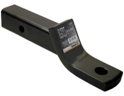 Buyers Products 1803010 6000# 2" High-Low Ball Mount with 4" Drop x 8" Length - Black Powder Coat Finish - BUY 1803010