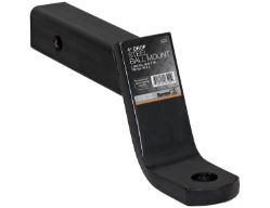 Buyers Products 1803017 6000# 2" Deep Drop Ball Mount with 8" Drop x 10" Length - Black Powder Coat Finish - BUY 1803017