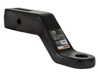 Buyers Products 1803075 2-1/2" Heavy Duty High-Low Towing Forged Ball Mount with 2" Drop x 8.5" Length and 1-1/4" Hole 