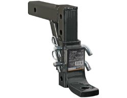 Buyers Products 1803095 4-Position Adjustable Ball Mount with 11" Max Drop and 9-3/4" Max Lift - Solid Shank - BUY 1803095