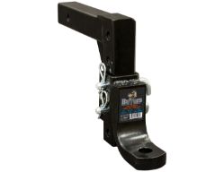 Buyers Products 1803095 4-Position Adjustable Ball Mount with 11" Max Drop and 9-3/4" Max Lift - Solid Shank - BUY 1803095