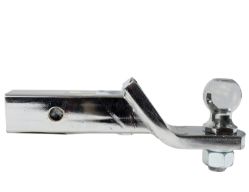 Buyers Products 1803307 Black Powder Coated Ball Mount Kit with 2" Drop includes 2" Ball and Hitch Pin - BUY 1803307