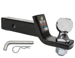 Buyers Products 1803308 Black Powder Coated Ball Mount Kit with 2" Drop includes 2-5/16" Ball and Hitch Pin - BUY 1803308