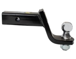 Buyers Products 1803312 Black Powder Coated Ball Mount Kit with 4" Drop includes 1-7/8" Ball and Hitch Pin - BUY 1803312