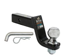 Buyers Products 1803314 Black Powder Coated Ball Mount Kit with 4" Drop includes 2-5/16" Ball and Hitch Pin - BUY 1803314