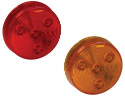 Buyers Products 5622525 2.5" Amber 4 LED Round Marker Light - BUY 5622525