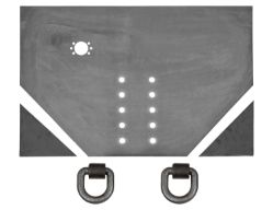 Buyers Products 1809040 1/2" x 34" x 15.5" Fabricators Hitch Plate - BUY 1809040