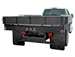 Buyers Products 1809050 Flat Bed Dump Hitch Bumper with Pintle Holes - BUY 1809050