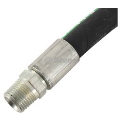 Stens 3001-0102 1/2" X 18" SAE 100 R2AT 2 Wire Hydraulic Hose - STE 3001-0102