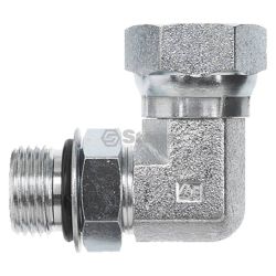 Stens 3001-1319 Male ORB to Female Pipe 90 Elbow Swivel Hydraulic Adapter 
