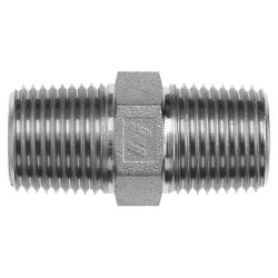 Stens 3001-1350 NPT Hex Nipple Hydraulic Adapter 