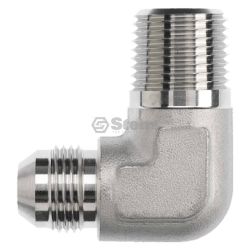 Stens 3001-1373 Male JIC 37 to Male Pipe 90 Elbow Hydraulic Adapter 