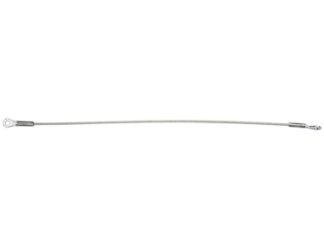 Buyers Products 3004556 15.56" PVC Coated Steel Wire Door Lanyard with Two Eyes Swagged 