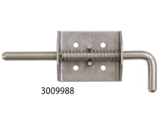 Buyers Products B2575 1/2" Zinc Spring Latch Assembly - 6.5" L x 1.56" W (Keeper Sold Separately) 