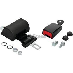 Stens 3010-0011 Black Vinyl Adjustable Mechanical Suspension Seat - STE 3010-0011