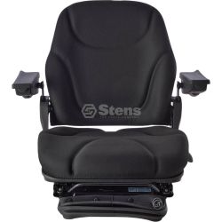 Stens 3010-0013 Black Cloth Adjustable Pneumatic Suspension Seat 