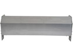 Buyers Products 3011871 98" Aluminum Wind Deflector, Partial Top - BUY 3011871