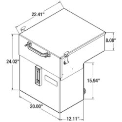 Buyers Products 6381540 15 Gallon Capacity 4-Function Central Hydraulic System w/ Manual Spreader Velocity Control - BUY 6381540