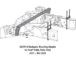 Buyers Products 3037014 Backpack Mounting Adapter for Ford 2017+ - BUY 3037014