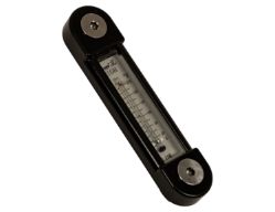 Buyers Products LDR02A Polycarbonate Oil Level Gauge with Temperature Indicator - BUY LDR02A