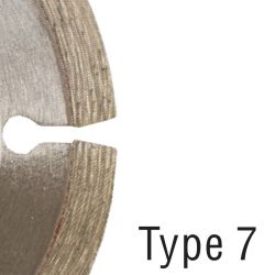 Stens 309-106 7" Segmented Blade - STE 309-106