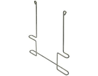 Buyers Products 400BZ Galvanized Anti-Sail Mudflap Brackets - 20-3/4" H x 21-3/8" W - Sized for Exhaust Tip Clearance 