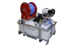 Maruyama MSD41-50TE 50-Gallon Professional Skid Sprayer w/ Honda GX160 Engine & Electric Hose Reel 8 GPM Sprayer, Direct Drive Pump, UNIFLOW Triplex Piston Pump, Honda GX160 Engine, 5.5 HP Honda Engine, 4-Cycle Engine, 50 Gallon Skid Sprayer, Professional Sprayer, Maruyama MSD41-50TE, Electric Hose Reel Sprayer, Commercial Sprayer