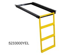 Buyers Products 5232000YEL 2 Rung Yellow Retractable Step - 19.63" x 25.5" - BUY 5232000YEL