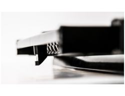 Buyers Products 5232000 2 Rung Black Powder Coated Retractable Step - 19.63" x 25.5" - BUY 5232000