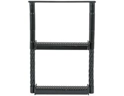 Buyers Products 5232417 24" T x 17.5" W x 3"D 2-Rung Black Cable Step - BUY 5232417