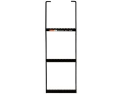 Buyers Products 5233612 3-Rung Steel Step, Black Power, 12.5" W x 36" H - BUY 5233612