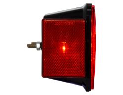 Buyers Products 5625117 5" 17 LED Red Stop/Turn/Tail Light w/ License Plate Light (For Trailers Under 80" Wide) - BUY 5625117
