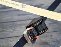 Buyers Products 5483105 2" x 10' Black Retractable Ratchet Strap - Vinyl Coated S-Hooks - BUY 5483105