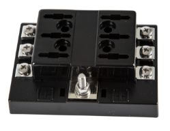 Buyers Products 5601006 6-Way Fuse Block with Cover - BUY 5601006