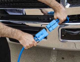 Buyers Products 5601033 32.5 Jumper Cables Kit with Gray Quick Connect 