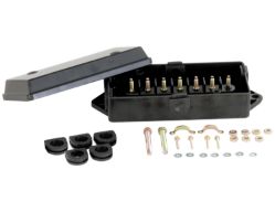 Buyers Products 5601101 ABS Electrical Junction Box with 7 Color-Coded Terminals - BUY 5601101