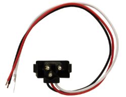 Buyers Products 5620351 3-Wire AMP-Style Plug, 3-Pin Straight Female PL3 Plug - BUY 5620351