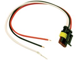 Buyers Products 5620351 3-Wire AMP-Style Plug, 3-Pin Straight Female PL3 Plug - BUY 5620351