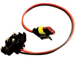 Buyers Products 5620351 3-Wire AMP-Style Plug, 3-Pin Straight Female PL3 Plug - BUY 5620351