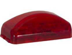 Buyers Products 5622104 2-1/2" 3 LED Red Rectangular Surface Mount Marker Light - BUY 5622104