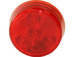 Buyers Products 5622154 2" Round Red 4 LED Marker/Clearance Light - BUY 5622154
