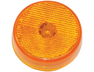 Buyers Products 5622551 2.5" Red 4 LED Round Marker Light w/ Reflex 