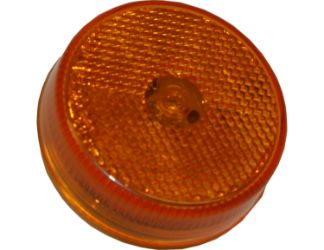Buyers Products 5622526 2.5" Amber 4 LED Round Marker Light w/ Relfex 