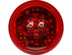Buyers Products 5622551 2.5" Red 4 LED Round Marker Light w/ Reflex - BUY 5622551