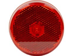 Buyers Products 5622551 2.5" Red 4 LED Round Marker Light w/ Reflex - BUY 5622551