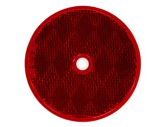 Buyers Products 5623317 3-3/16" Round, Bolt-on, Amber DOT Reflector 