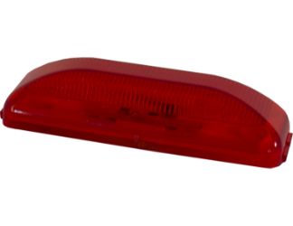 Buyers Products 5623822 3.875" 2 LED Amber Rectangular Clearance Fender Light 