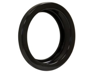 Buyers Products 5624050 4" Recessed Black TPR Grommet for Round Recessed Lights 