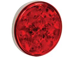 Buyers Products 5624151 4" 10 LED Red Round Stop/Turn/Tail Light w/ AMP-Style Plug - BUY 5624151