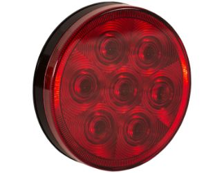 Buyers Products 5624156 4" 7 LED Red Round Stop/Turn/Tail Light 